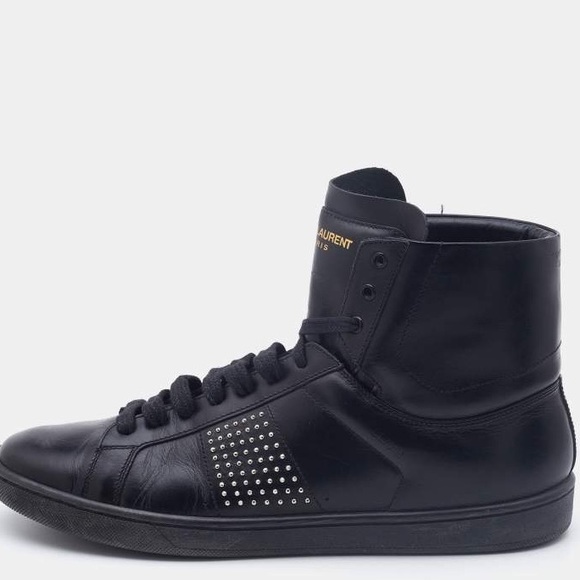 Saint Laurent High Tops with studs 39.5 - Picture 2 of 12